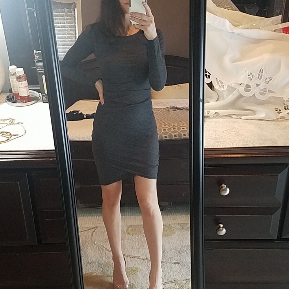 LEITH SIDE GATHERED DRESS